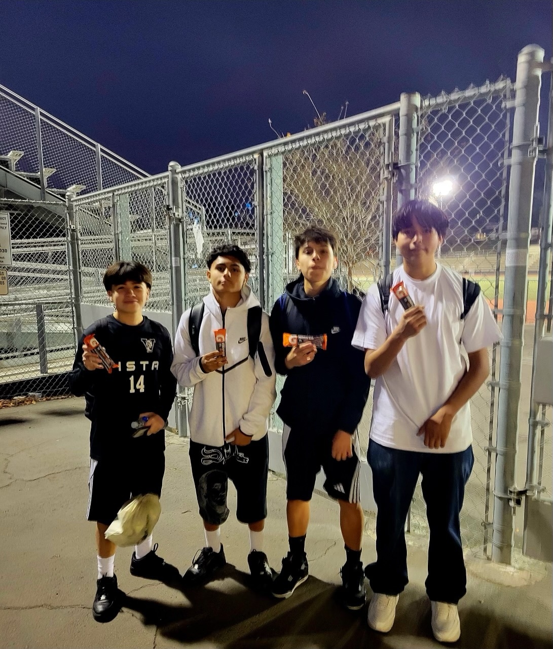 Youth supported by Teen Health at night