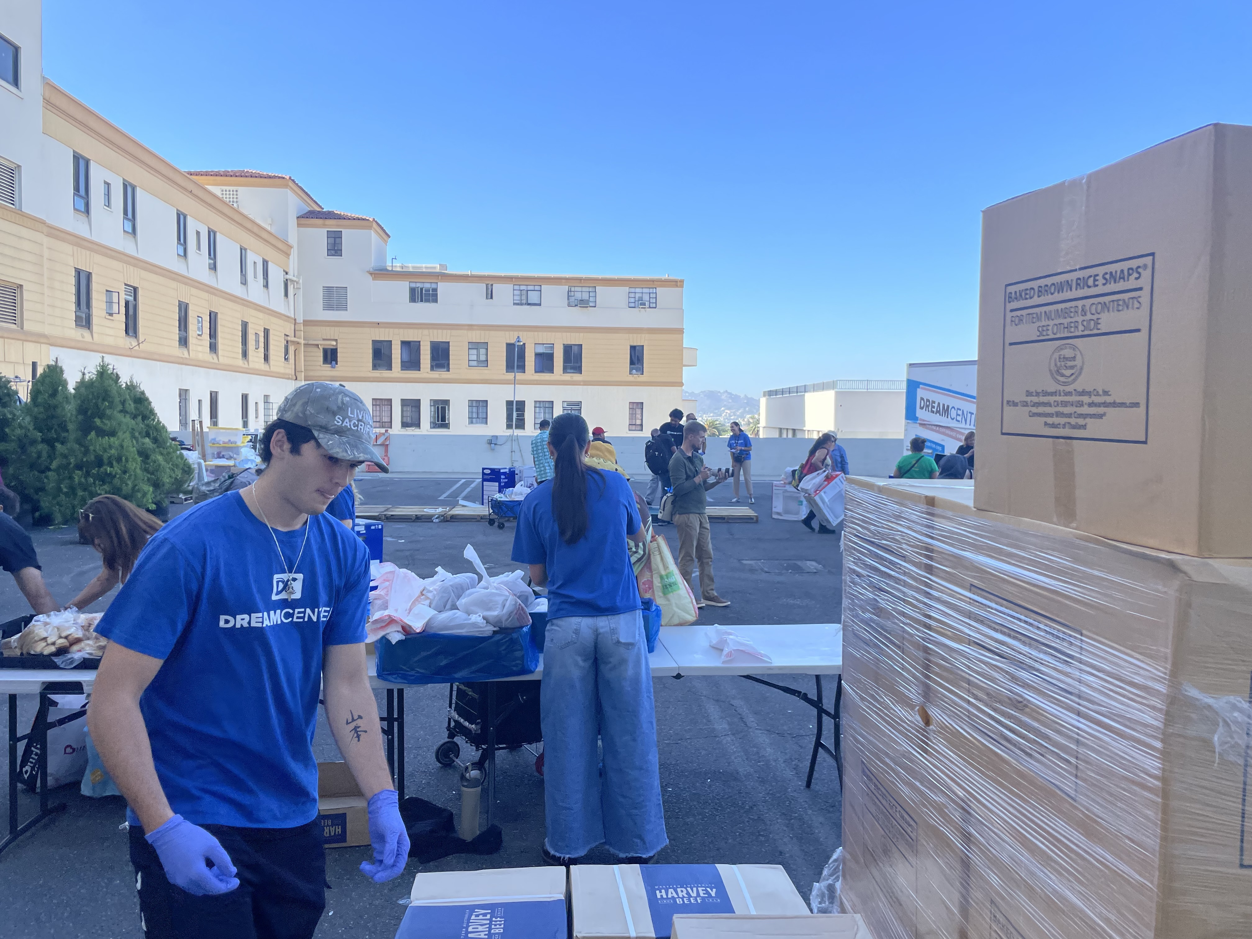 Volunteers at the Dream Center