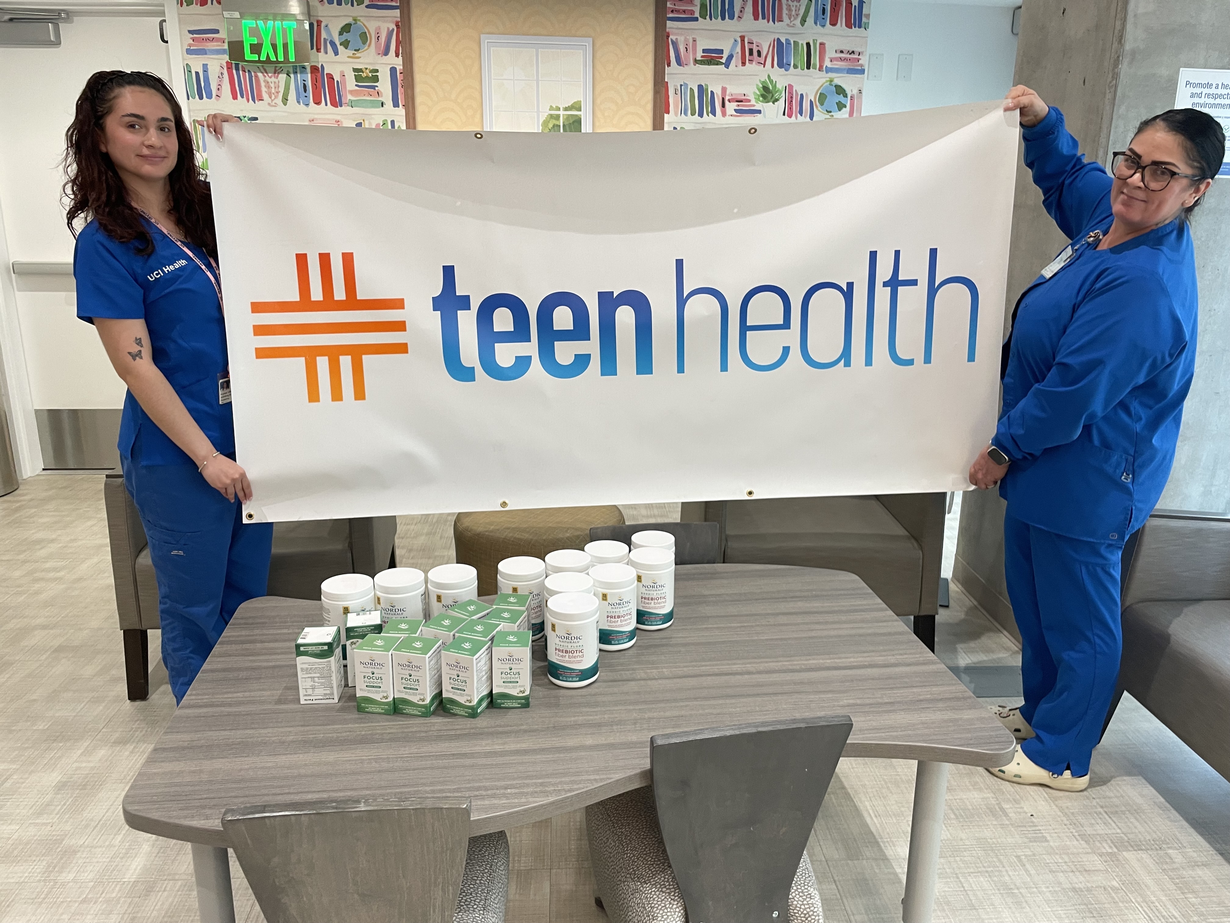 Teen Health partnership with UCI Health Center for Autism, featuring Nordic Naturals Focus and Prebiotic products